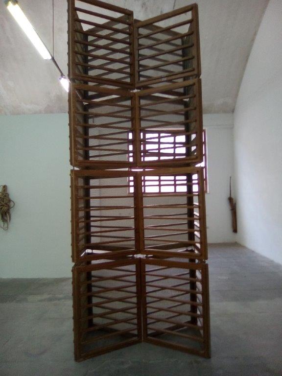 Andreas Techler, Quattro-piani, 2020, Installation im Haus der Kunst Palermo